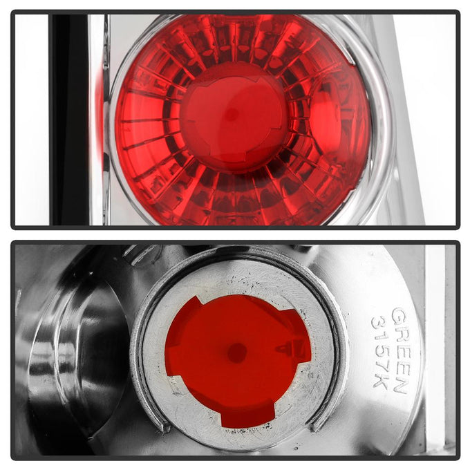 Chrome Euro Style Tail Lights <br>04-15 Nissan TITAN