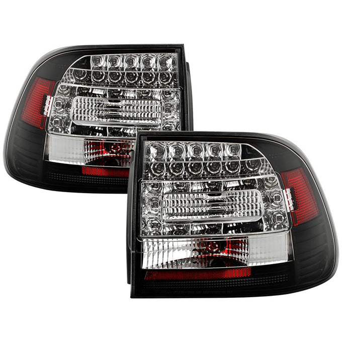 Black LED Tail Lights <br>03-06 Porsche Cayenne