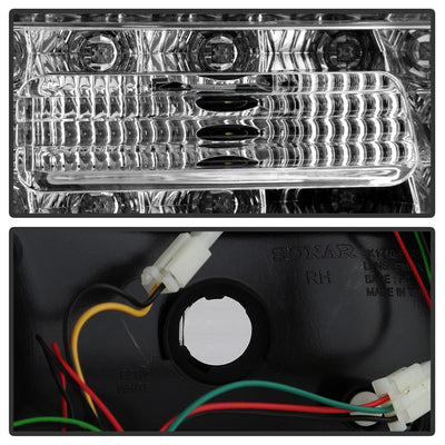 Black LED Tail Lights <br>03-06 Porsche Cayenne