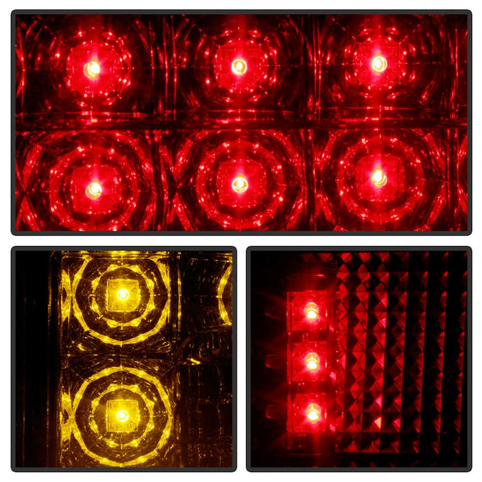 Black LED Tail Lights <br>03-06 Porsche Cayenne