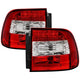 Red Clear LED Tail Lights <br>03-06 Porsche Cayenne