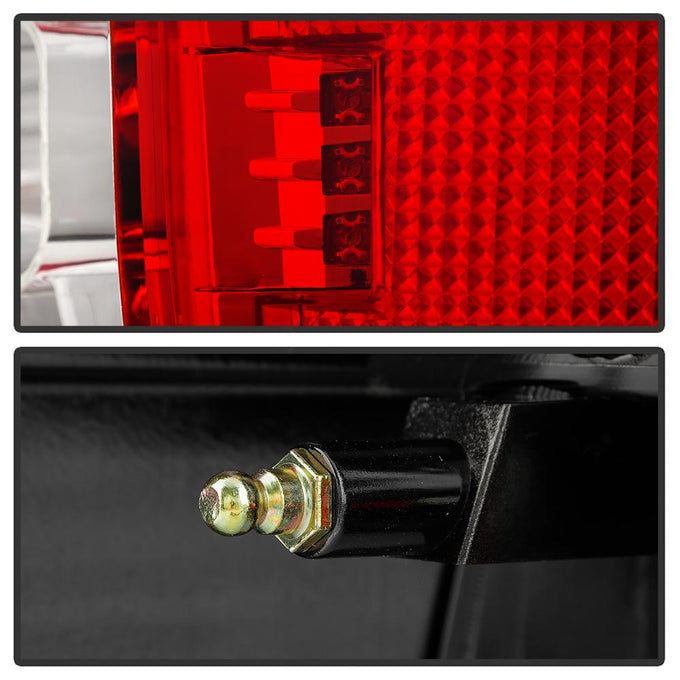 Red Clear LED Tail Lights <br>03-06 Porsche Cayenne