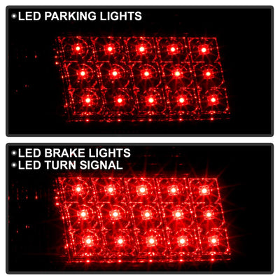 Smoke LED Tail Lights <br>97-03 Pontiac Grand Prix