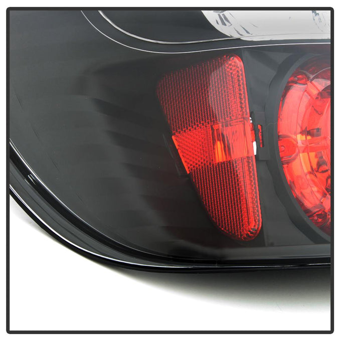 Black Euro Style Tail Lights <br>02-03 Subaru Impreza