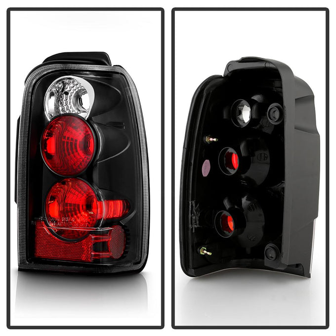 Black Euro Style Tail Lights <br>96-02 Toyota 4Runner