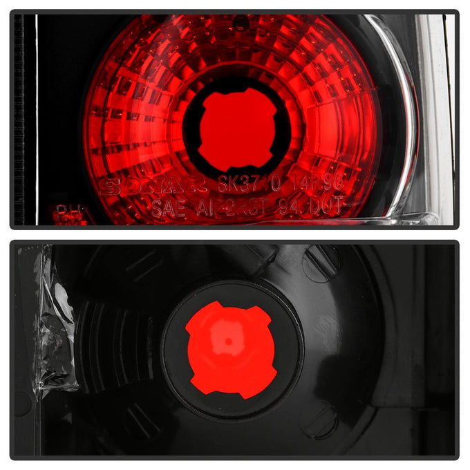 Black Euro Style Tail Lights <br>96-02 Toyota 4Runner
