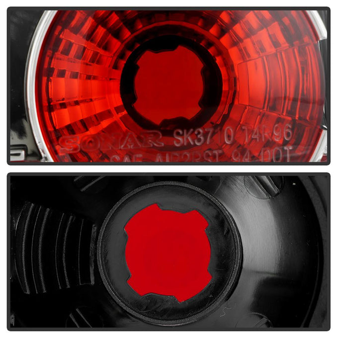 Chrome Euro Style Tail Lights <br>96-02 Toyota 4Runner