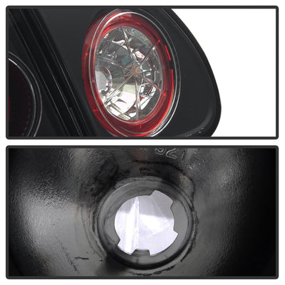 Black Euro Style Tail Lights <br>03-08 Toyota Corolla