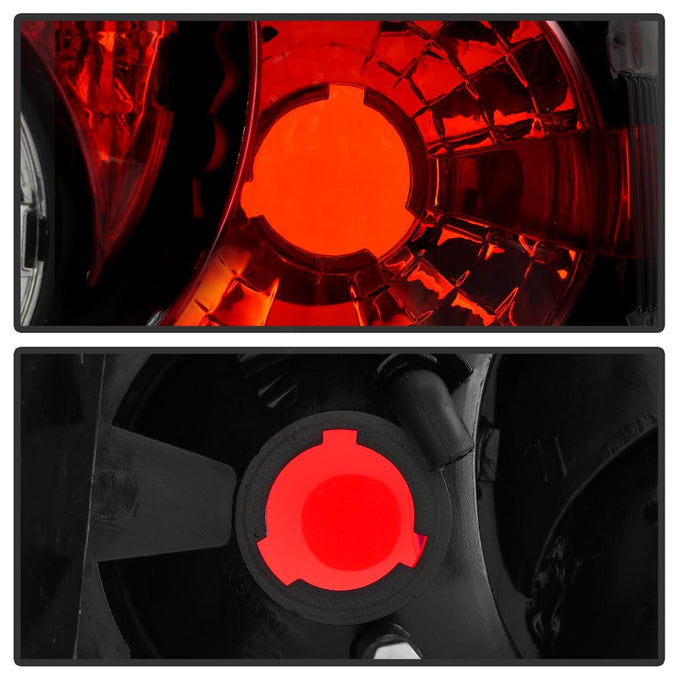 Black Euro Style Tail Lights <br>93-97 Toyota Corolla