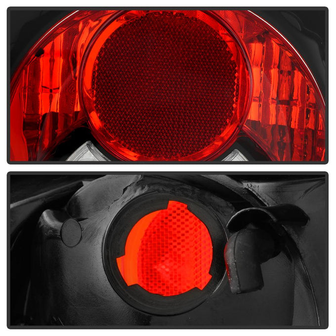 Black Euro Style Tail Lights <br>93-97 Toyota Corolla
