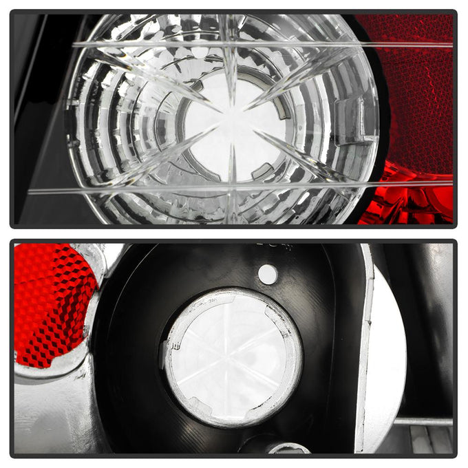Black Euro Style Tail Lights <br>98-02 Toyota Corolla