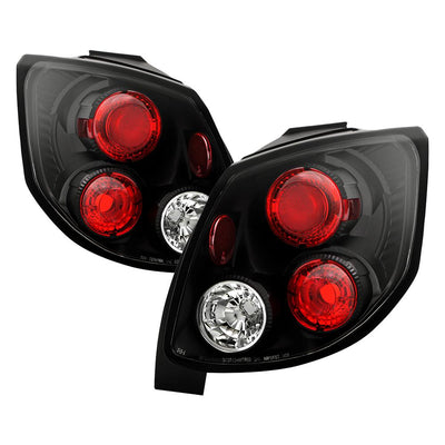 Black Euro Style Tail Lights <br>03-05 Toyota Matrix