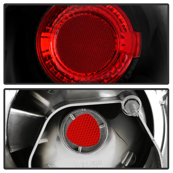 Black Euro Style Tail Lights <br>03-05 Toyota Matrix