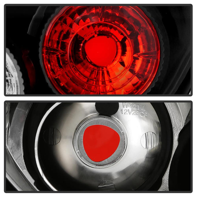 Black Euro Style Tail Lights <br>03-05 Toyota Matrix