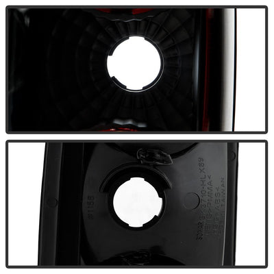 Black Euro Style Tail Lights <br>89-95 Toyota Pickup