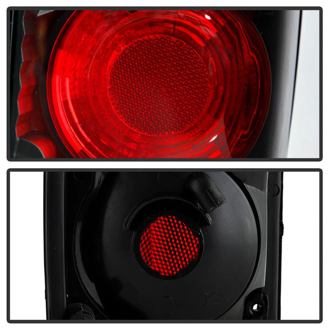 Black Euro Style Tail Lights <br>89-95 Toyota Pickup