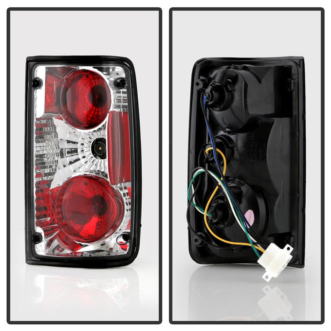 Chrome Euro Style Tail Lights <br>89-95 Toyota Pickup