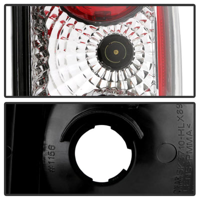 Chrome Euro Style Tail Lights <br>89-95 Toyota Pickup
