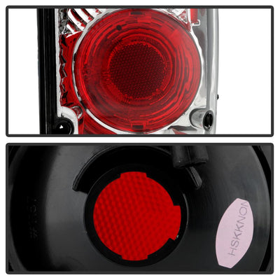 Chrome Euro Style Tail Lights <br>89-95 Toyota Pickup