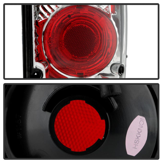 Chrome Euro Style Tail Lights <br>89-95 Toyota Pickup