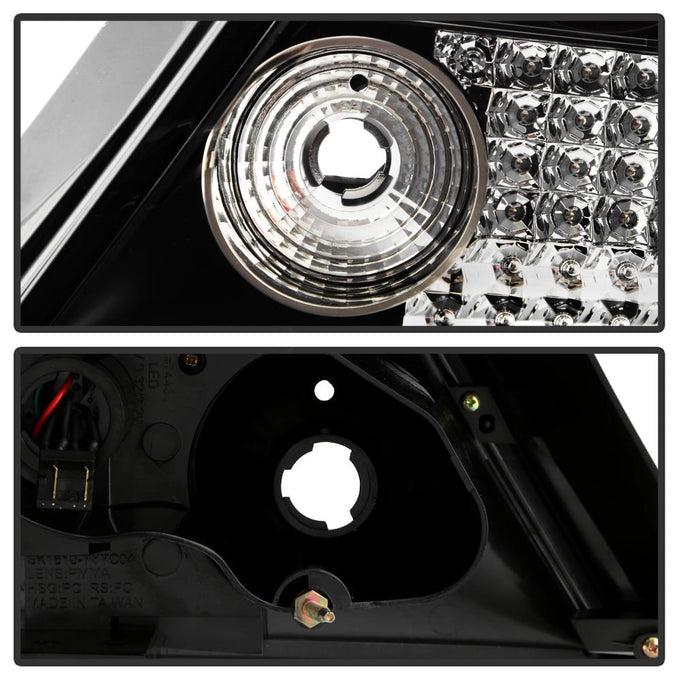 Black LED Tail Lights <br>05-10 Scion tC
