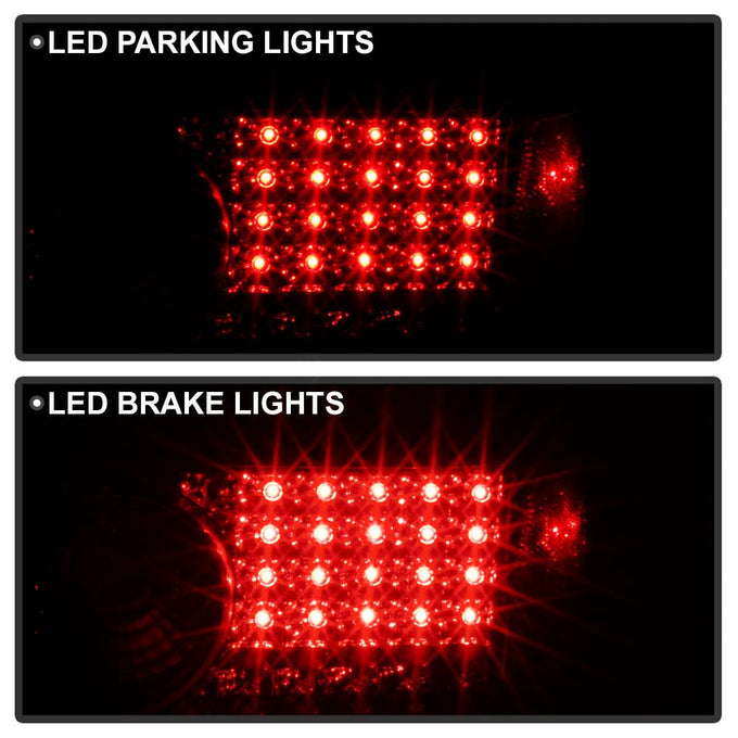 Black LED Tail Lights <br>05-10 Scion tC