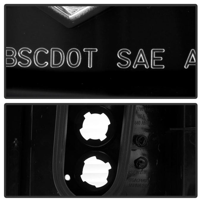 Black LED Tail Lights <br>04-06 Scion xB