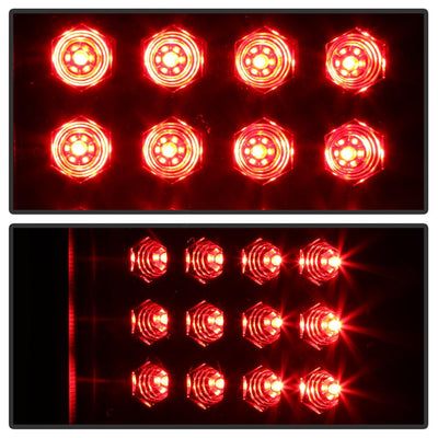 Black LED Tail Lights <br>04-06 Scion xB