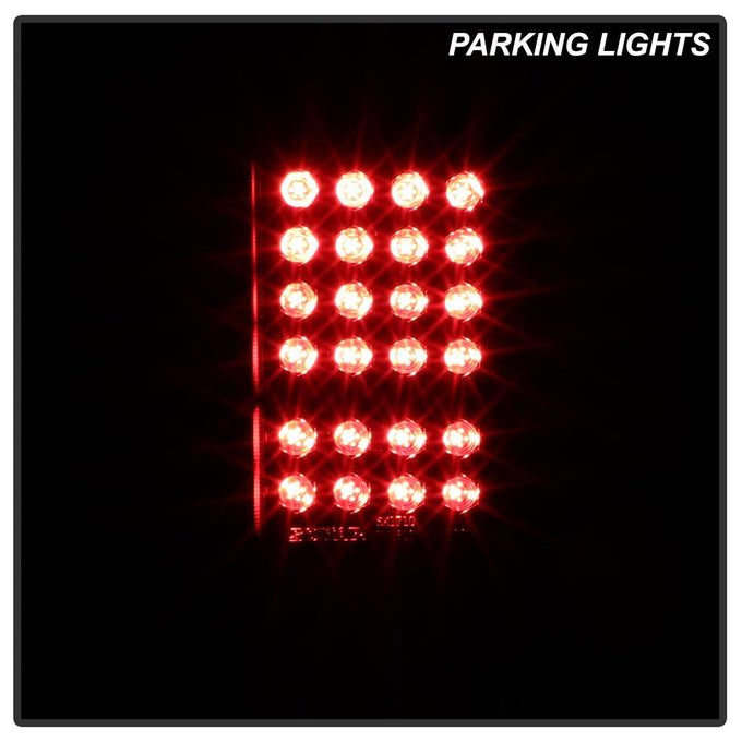 Black LED Tail Lights <br>04-06 Scion xB
