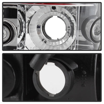 Chrome Euro Style Tail Lights <br>01-04 Toyota Tacoma