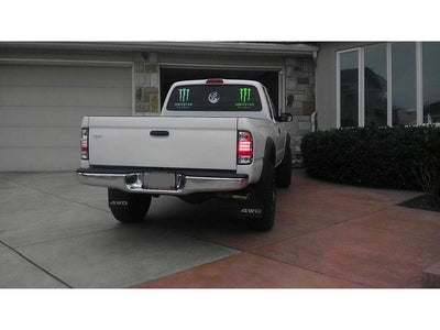 Red Clear LED Tail Lights <br>01-04 Toyota Tacoma