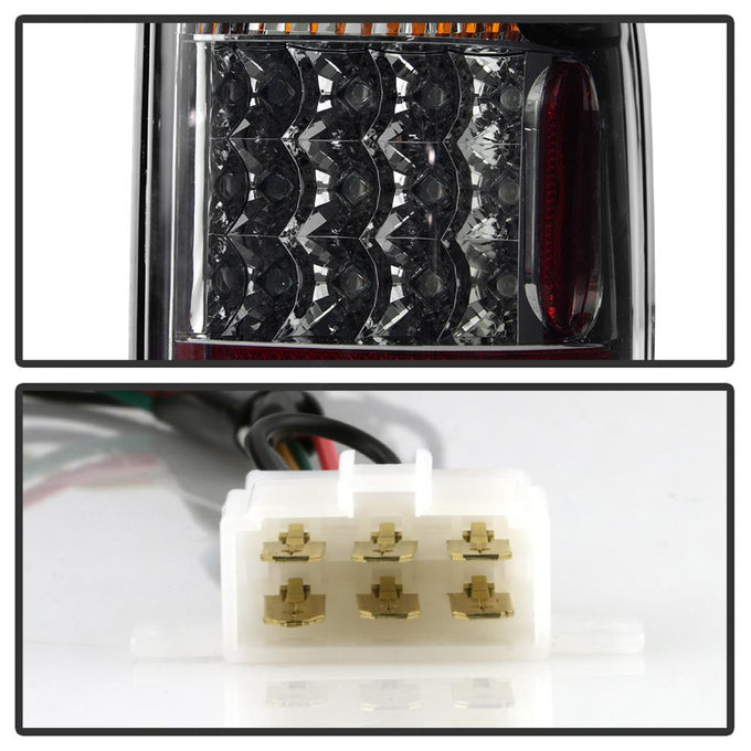 Smoke LED Tail Lights <br>01-04 Toyota Tacoma