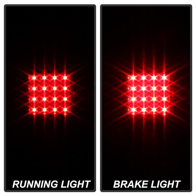 Black LED Tail Lights <br>05-15 Toyota Tacoma