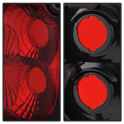 Black Euro Style Tail Lights <br>95-00 Toyota Tacoma