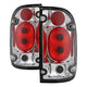 Chrome Euro Style Tail Lights <br>95-00 Toyota Tacoma