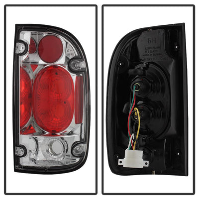 Chrome Euro Style Tail Lights <br>95-00 Toyota Tacoma
