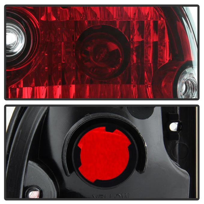 Red Clear LED Tail Lights <br>95-00 Toyota Tacoma