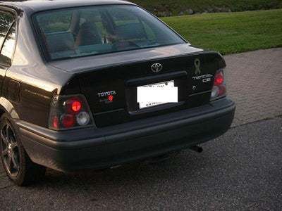 Black Euro Style Tail Lights <br>95-98 Toyota Tercel