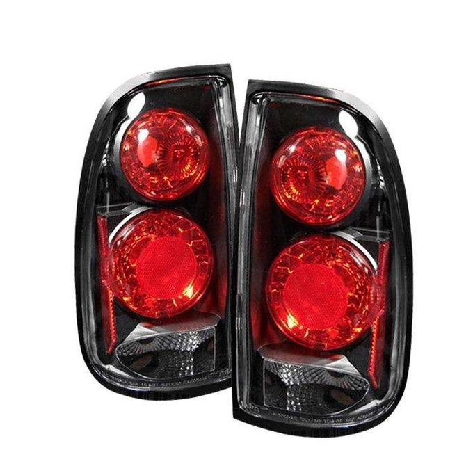 Black Euro Style Tail Lights <br>00-06 Toyota Tundra