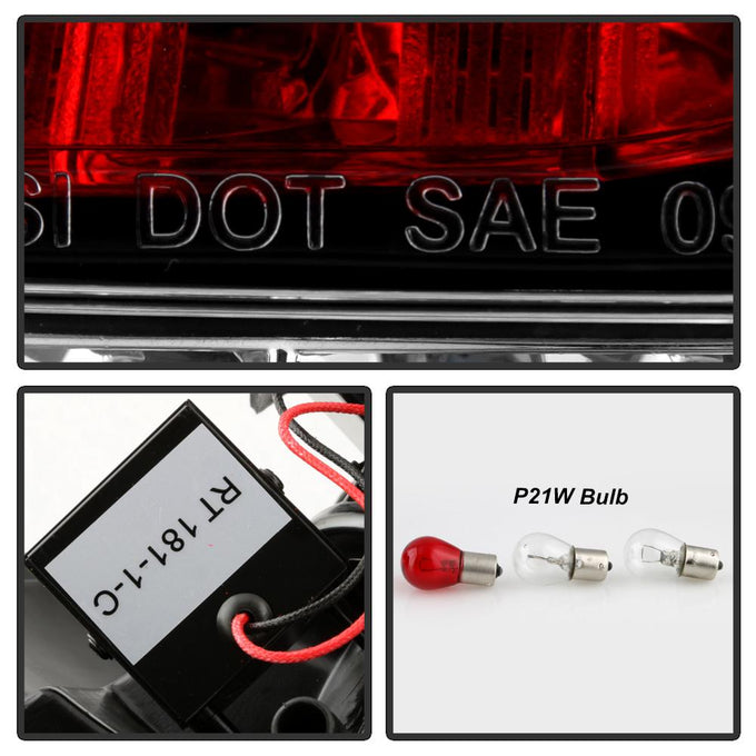 Black LED Tail Lights <br>10-13 Volkswagen GTI Golf 12-13 Volkswagen Golf R