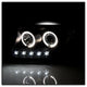 LED Halo Black Projector Headlights <br>08-11 Toyota Land Cruiser