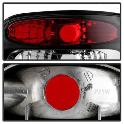 Black Euro Style Tail Lights <br>99-04 Volkswagen Golf