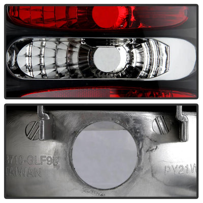 Black Euro Style Tail Lights <br>99-04 Volkswagen Golf