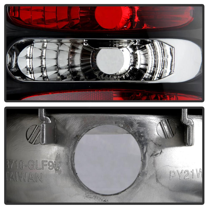 Black Euro Style Tail Lights <br>99-04 Volkswagen Golf
