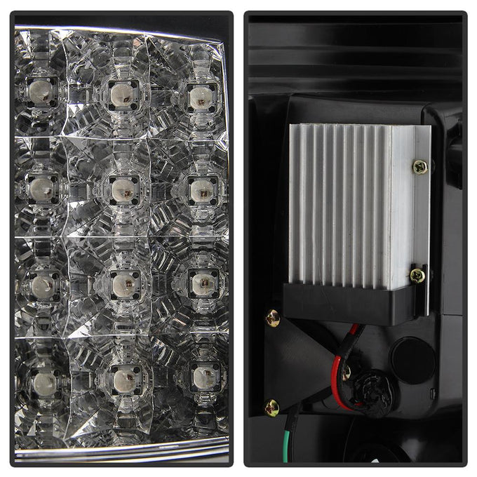 Black LED Tail Lights <br>09-14 Ford F-150