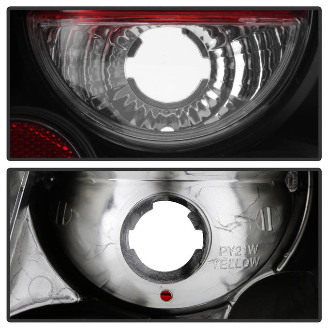 Black Euro Style Tail Lights <br>99-04 Volkswagen Jetta