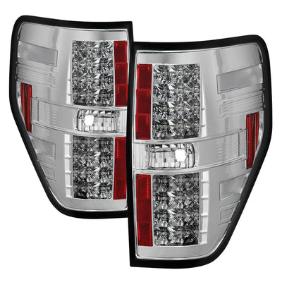 Chrome LED Tail Lights <br>09-14 Ford F-150
