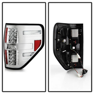 Chrome LED Tail Lights <br>09-14 Ford F-150