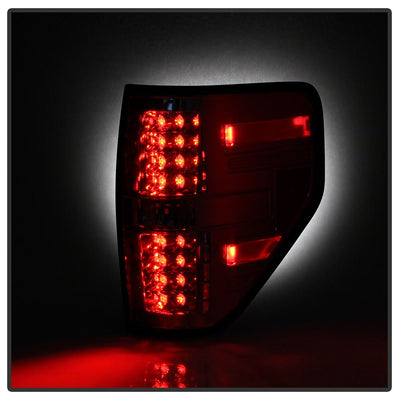 Chrome LED Tail Lights <br>09-14 Ford F-150