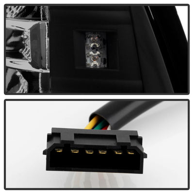 Black LED Tail Lights <br>99-04 Volkswagen Jetta